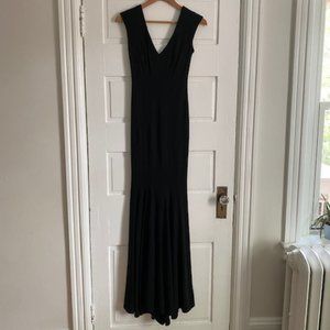 Betsy & Adam Black Evening Dress  |  Size 4